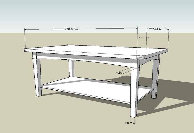 coffee table designs and plans